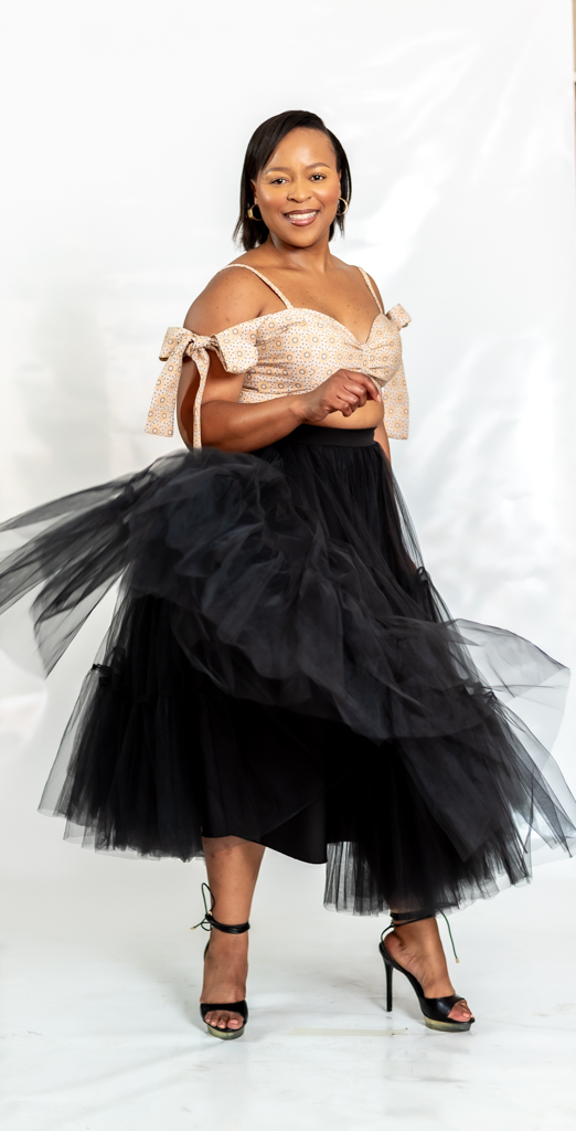 Tutu and Crop Top Set - Back View by ZanBlack